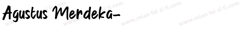Agustus Merdeka字体转换